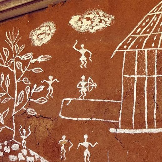 Jhabua tribal wall art